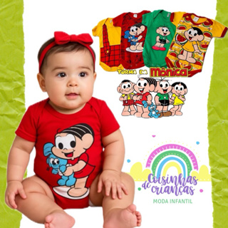 Body Turma da Mônica, Body Cebolinha, Body Magali, Body Cascão em Oferta na Shopee