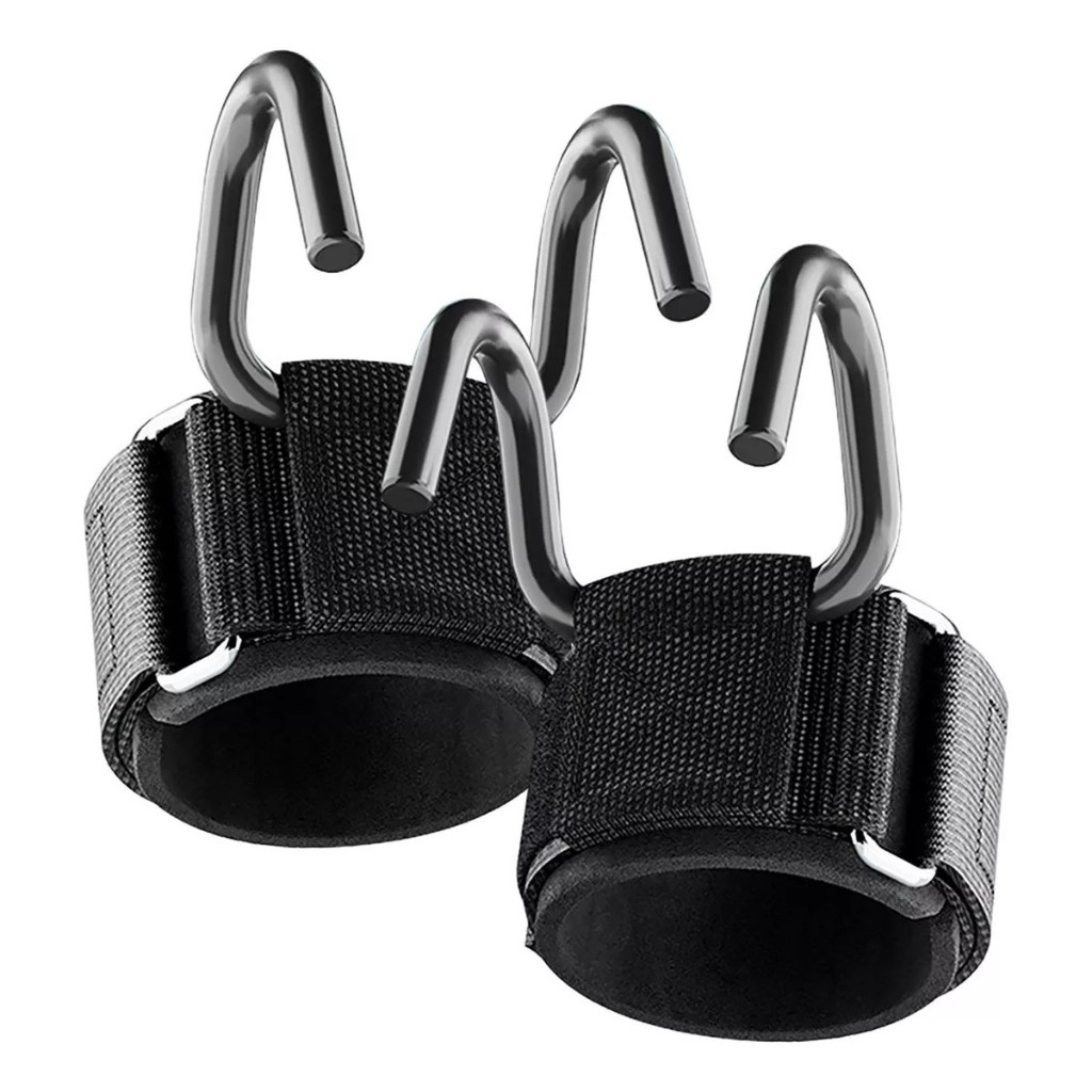 Par De Straps Gancho Aço Garras Treino Musculação Academia Liftness em Oferta na Shopee