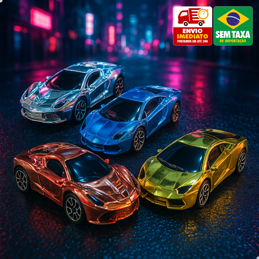 Carrinho de Polícia Controle Remoto 1:24 3 Funções Diversas Cores Brinquedo Infantil