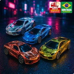 Carrinho de Polícia Controle Remoto 1:24 3 Funções Diversas Cores Brinquedo Infantil