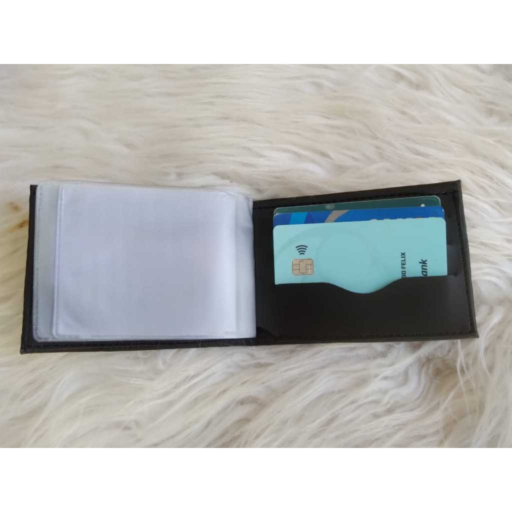 Kit 10 Carteira Couro Ecológico