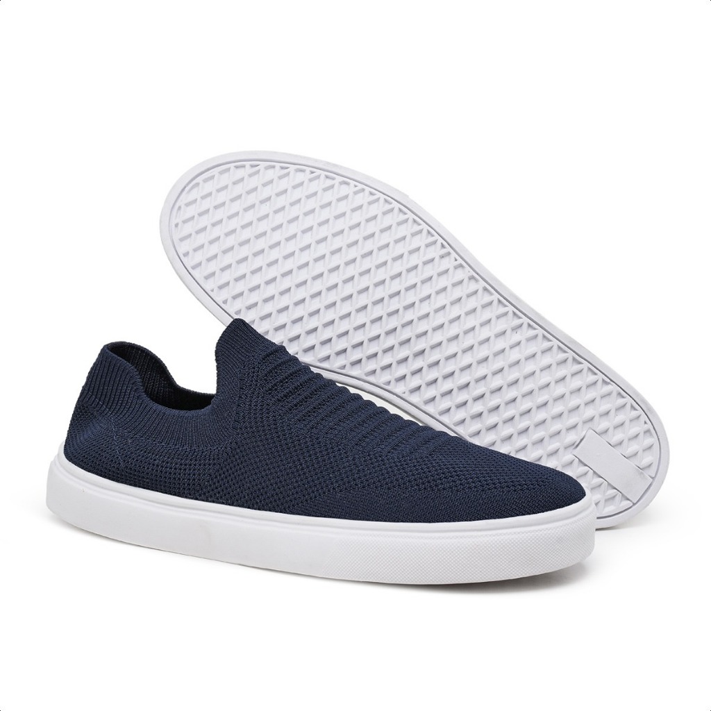 Tênis Masculino Casual Malha Knit em Oferta na Shopee