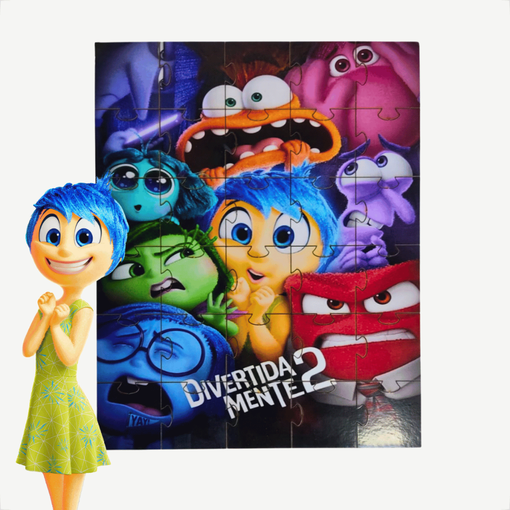 Quebra Cabeça Infantil Divertidamente Emoções Brinquedo Interativo em Oferta na Shopee