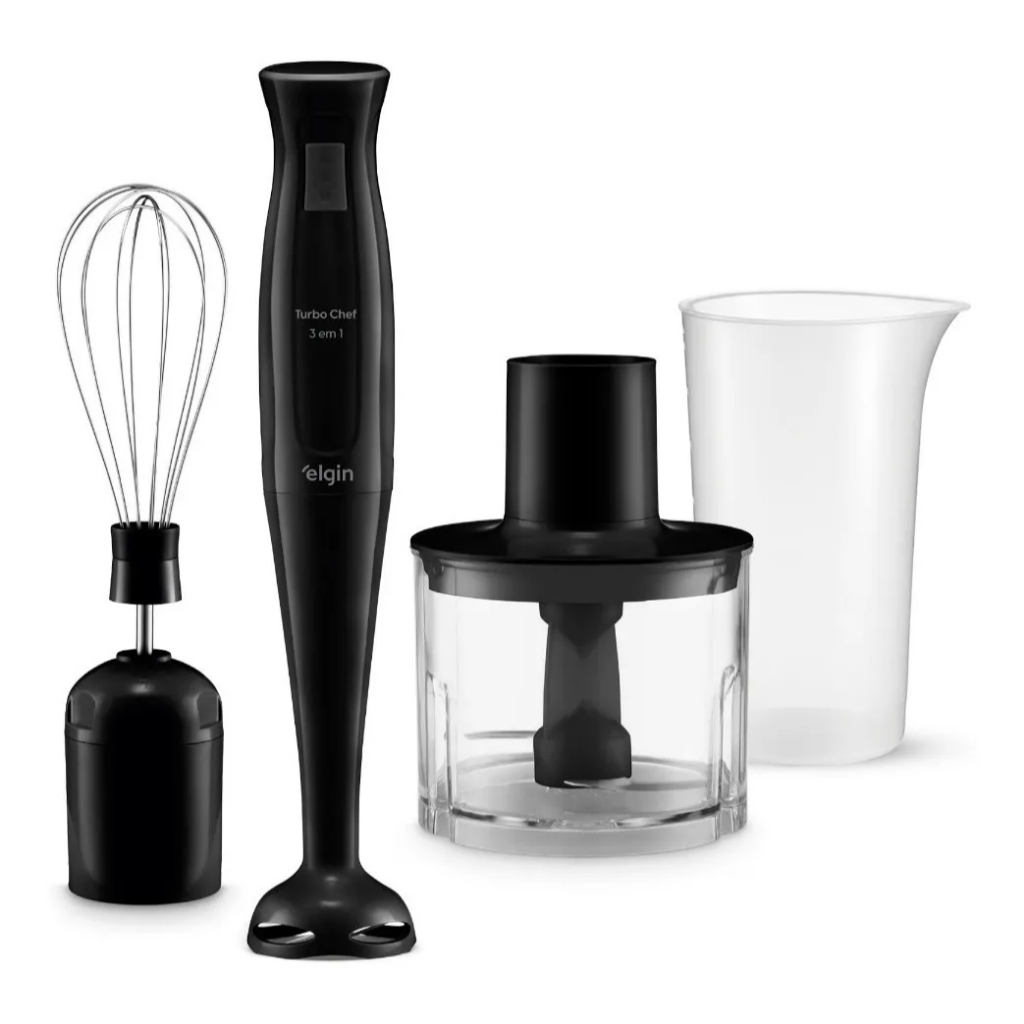 Mixer Turbo Chef 3 Em 1 Elgin 200w Mix20 Preto 127V