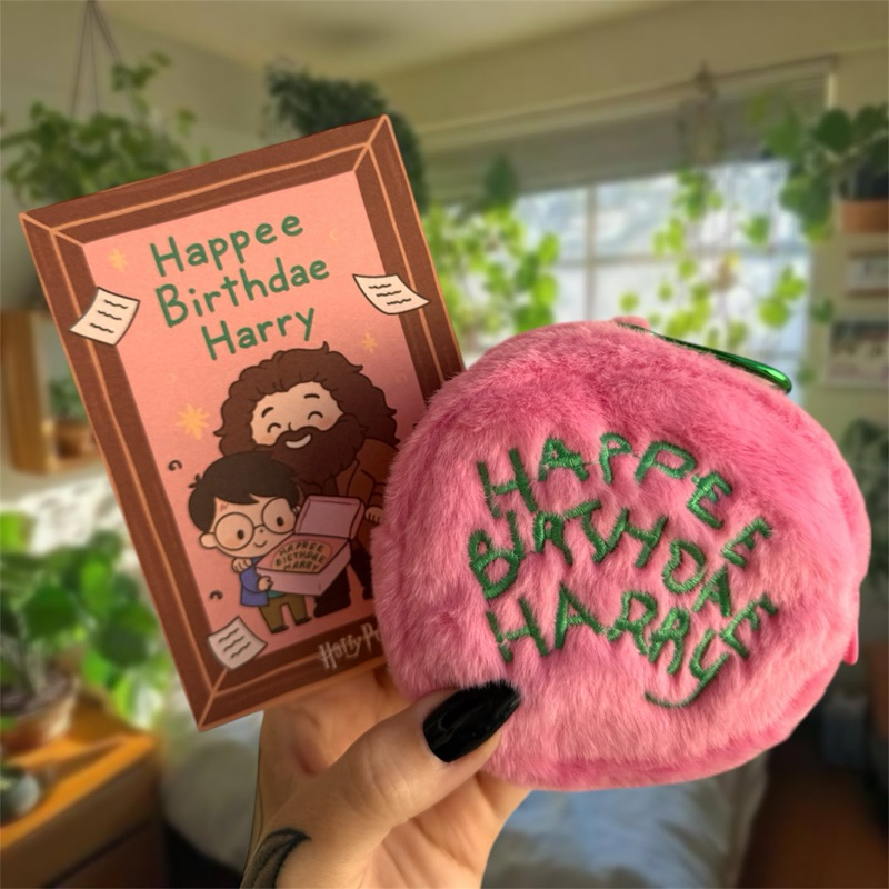 Mini Bag HP Bolo Harry Bolsinha Porta Moedas Carteira Fofa Mini Bolsa Potter Hogwarts