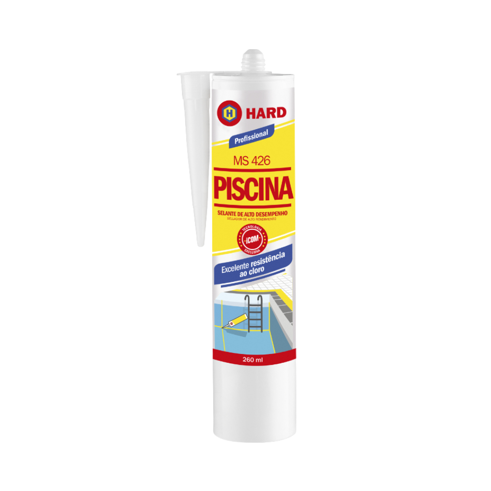 Selante De Piscina Ms 426 Hard Cinza 440g