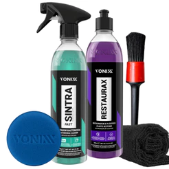 Sintra Fast Limpador Apc Plastico Interno + Restaurax Vonixx