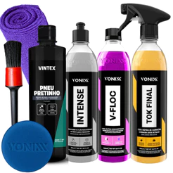 KIT SHAMPOO V-FLOC CERA TOK FINAL REVITALIZADOR INTENSE PRETINHO VONIXX