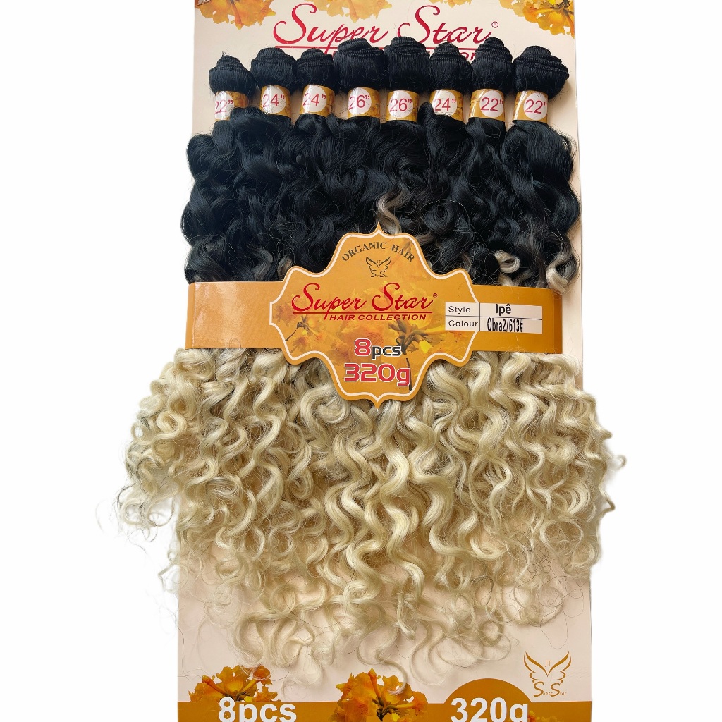 Cabelo 100% Orgânico - Cacheado Ipe - Super Star - 1 Pcte