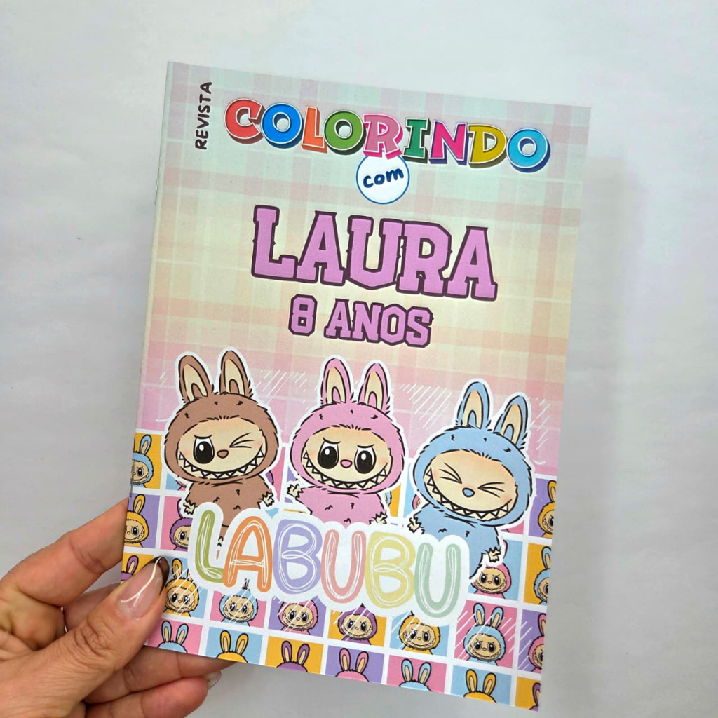 Livrinho de colorir Personalizado/Lembrancinha Aniversário/Festa Infantil