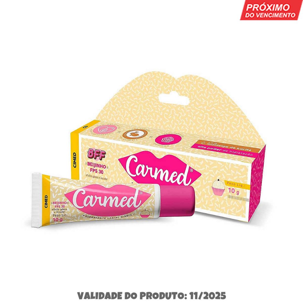 Hidratante Labial Carmed Bff Beijinho Fps30 10g