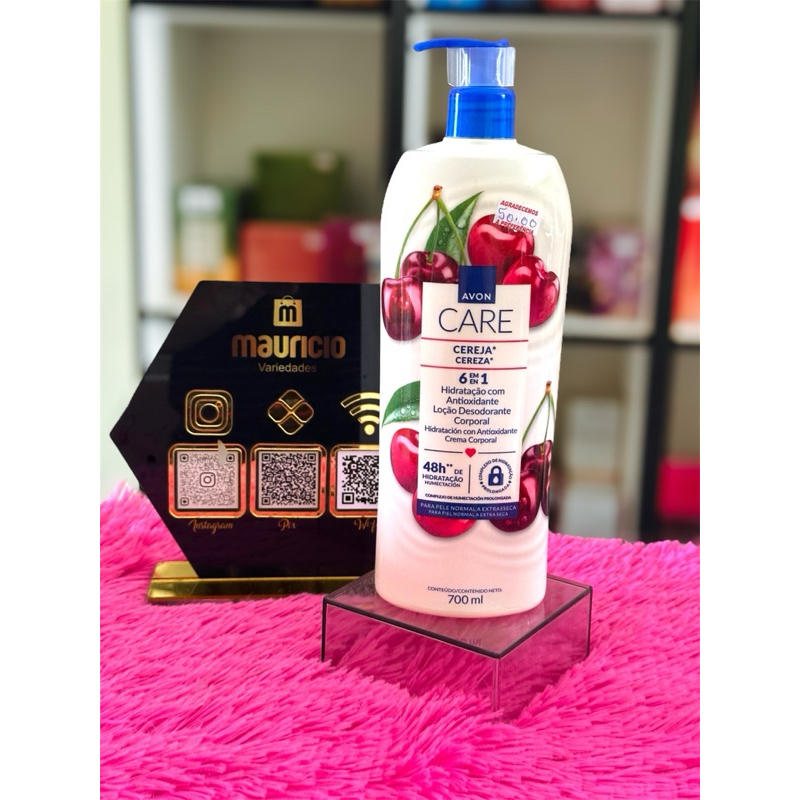 Hidratante corporal Avon Care Cereja 700ml