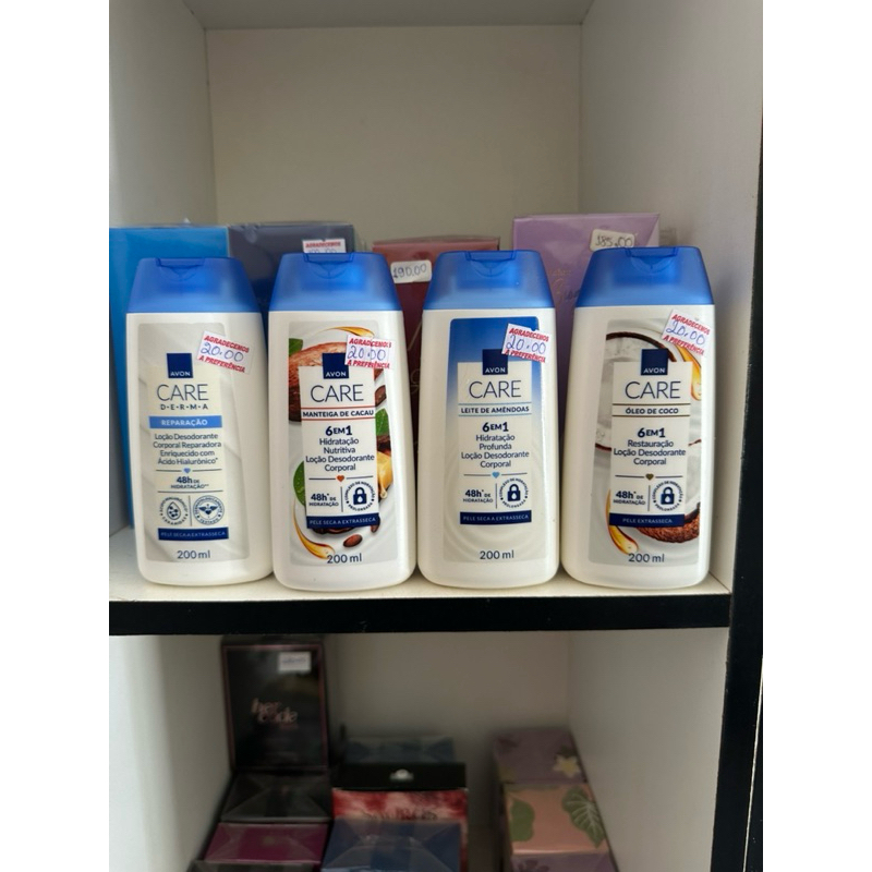 1 Hidratante Avon Care Loção Corporal 200ml