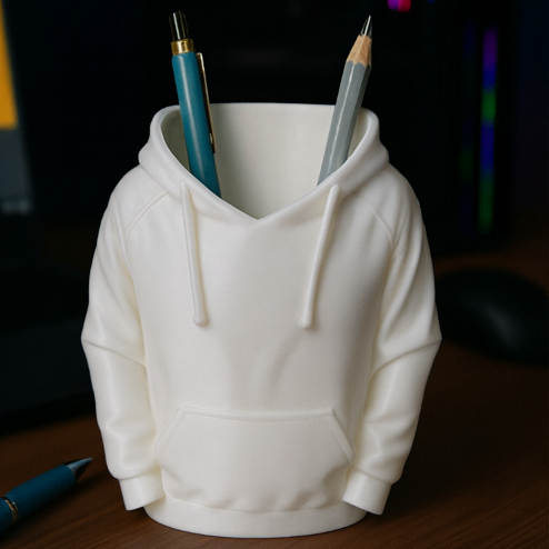 Porta-Lápis Criativo em Formato de Moletom – Impressão 3D em PLA | Várias Cores em Oferta na Shopee