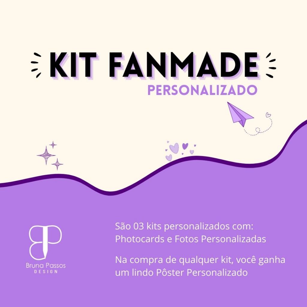 Kit Fanmade Personalizado/Photocards/Fotos/Pôsters
