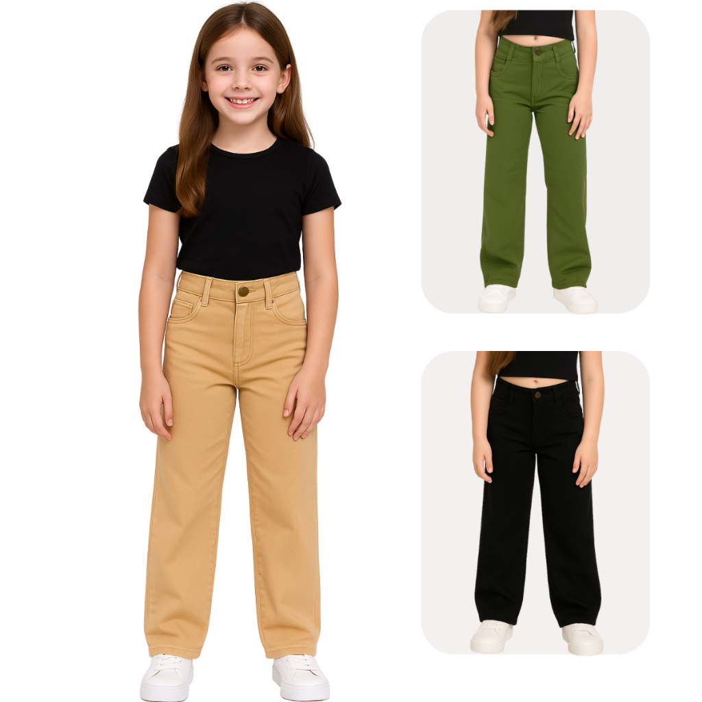 Calça Sarja e Jeans Para Meninas Premium Infantil e Juvenil
