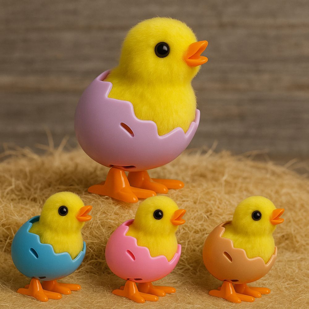 Kit 3un Pintinho no Ovo Corda Brinquedo Pintinho Amarelinho Brinquedo Pelúcia Infantil em Oferta na Shopee