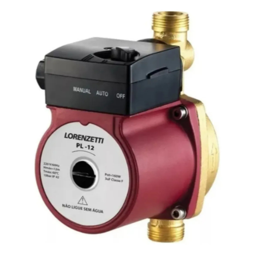 Pressurizador De Água Pl12 3 Pontos De Uso - Lorenzetti
