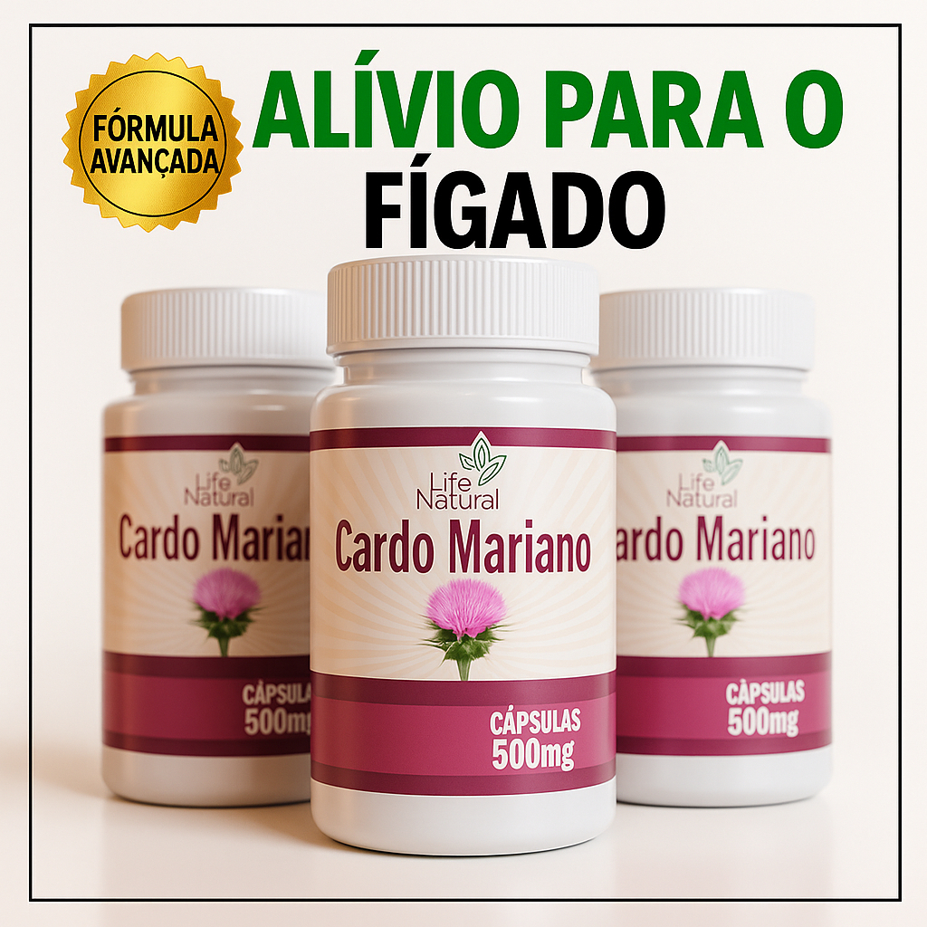 SILIMARINA 120 CÁPSULAS 500mg | CARDO MARIANO | ALIVIO PARA FIGADO em Oferta na Shopee