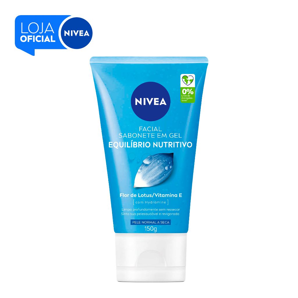 NIVEA Sabonete Facial em Gel Equilíbrio Nutritivo 150g BBB 26 em Oferta na Shopee