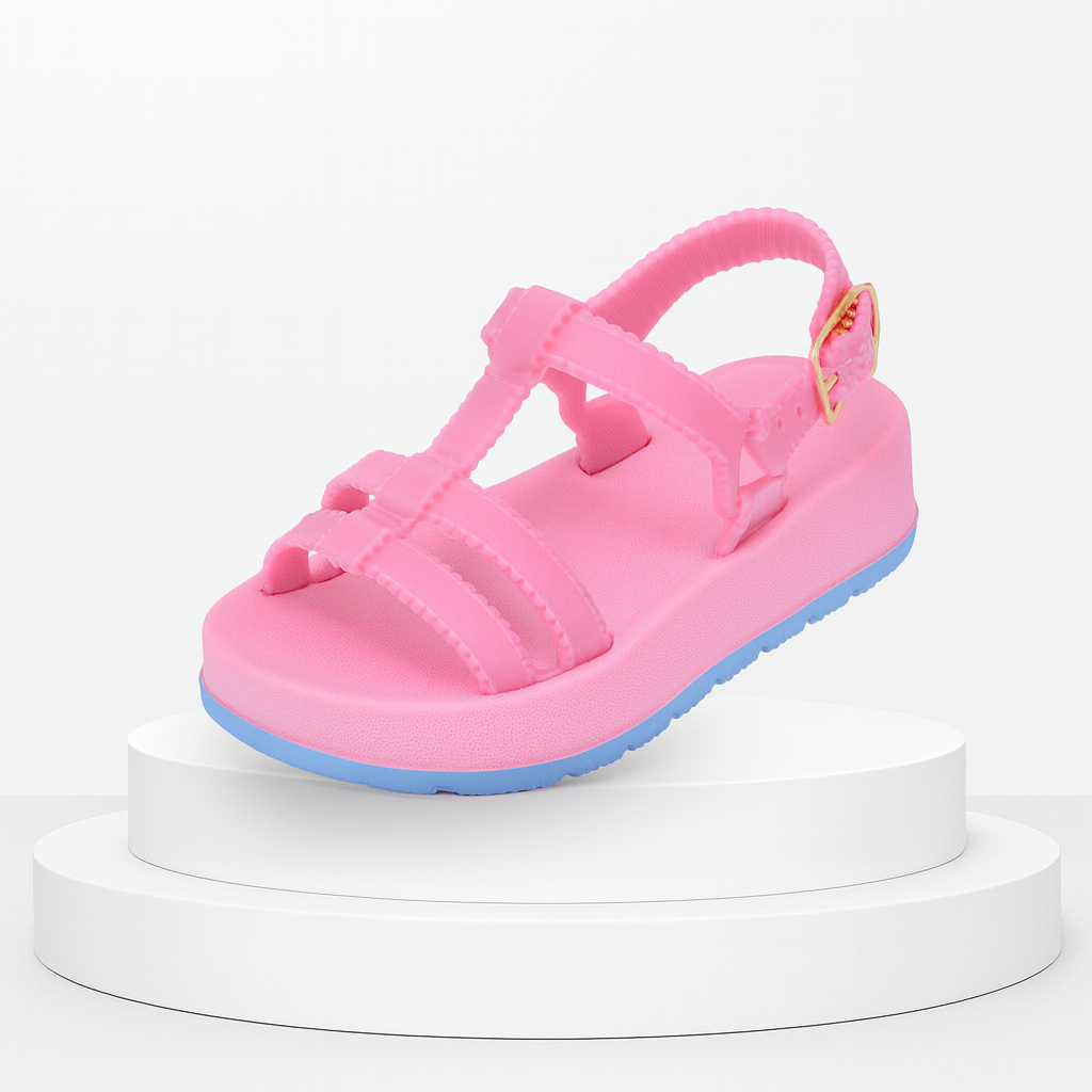 Sandália bebê Infantil menina feminina rasteira rasteirinha fivela antiderrapante macia lançamento