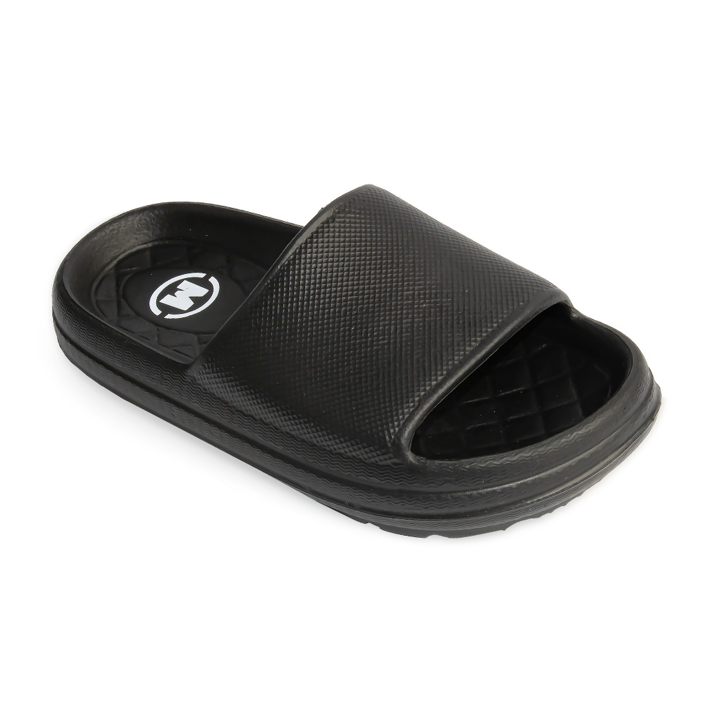 Chinelo Molekinho Nuvem Infantil Menino Slide Leve 2417-100 Preto