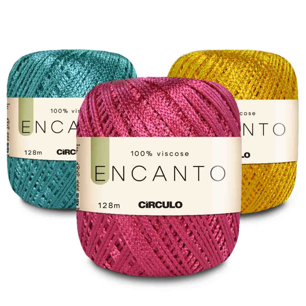 FIO ENCANTO 128MT CIRCULO DIVERSAS CORES