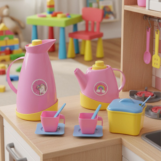 Conjunto de Café e Chá Unika Utensílios Para Cozinha Infantil Samba Toys em Oferta na Shopee