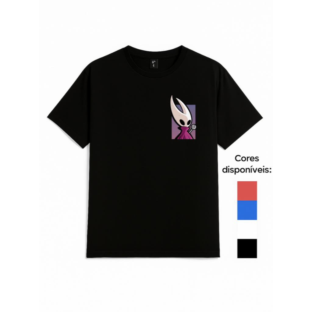 Camiseta Silksong Exclusiva Estampada Adulto Jogo T shirt Algodão Unissex Masculina Feminina Roupa Infantil