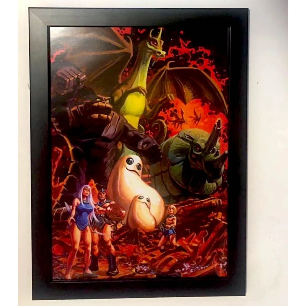 Quadro os Herculóides Space Ghost Scooby-doo Anos 80