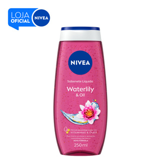 NIVEA Sabonete Líquido Waterlily & Oil 250ml em Oferta na Shopee