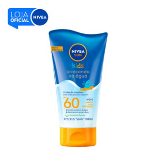 NIVEA SUN Protetor Solar Kids Brincando na Água FPS 60 150ml BBB 26 em Oferta na Shopee