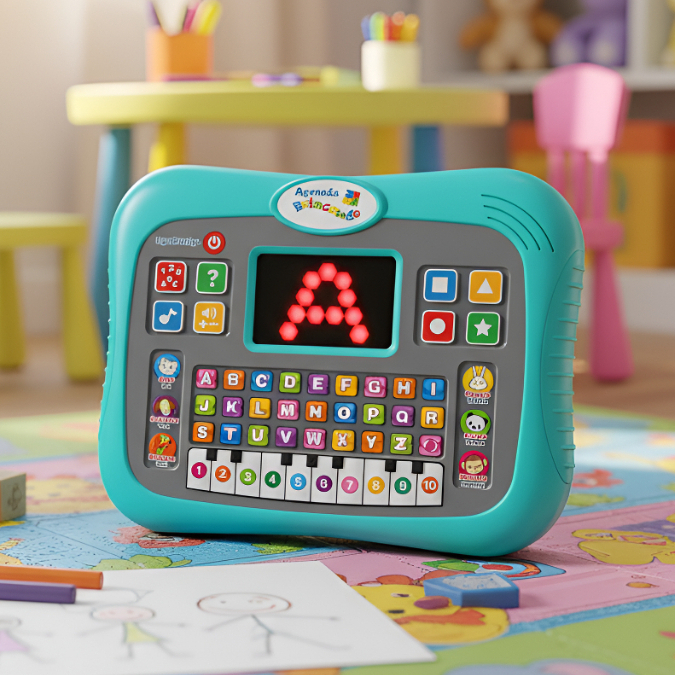 Tablet Interativo Infantil Smart Pad Crianças Bilingue Educativo Aprenda Brincando Dm Toys em Oferta na Shopee