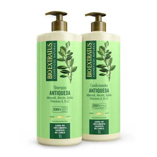 Kit Antiqueda Jaborandi (1L) Shampoo e Condicionador Bio Extratus em Oferta na Shopee