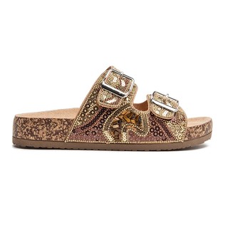 Meijile Sandália Lantejoulas da moda design sandal bling bling209