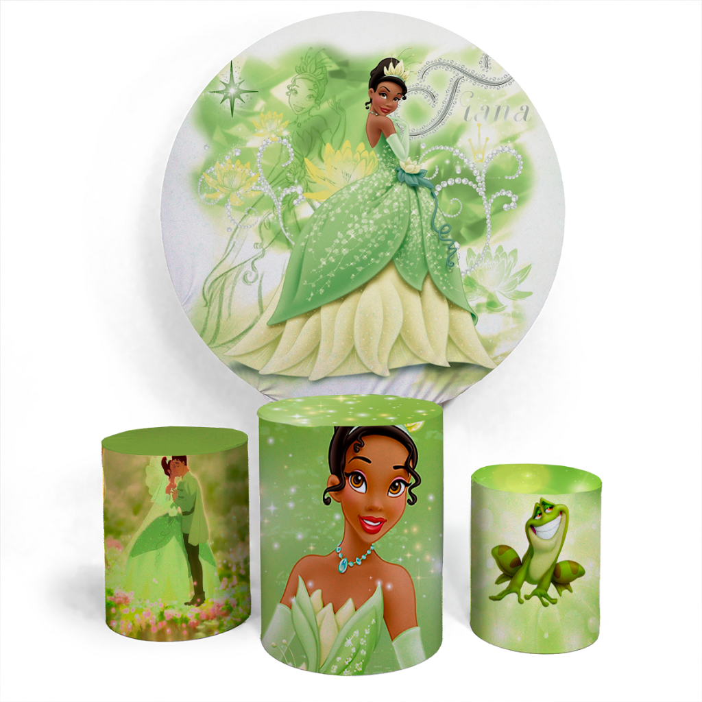 Kit Painel Decorativo Comemoração A Princesa e o Sapo Verde Aniversário Divertido Evento + Trio Completo Alta Qualidade em Oferta na Shopee