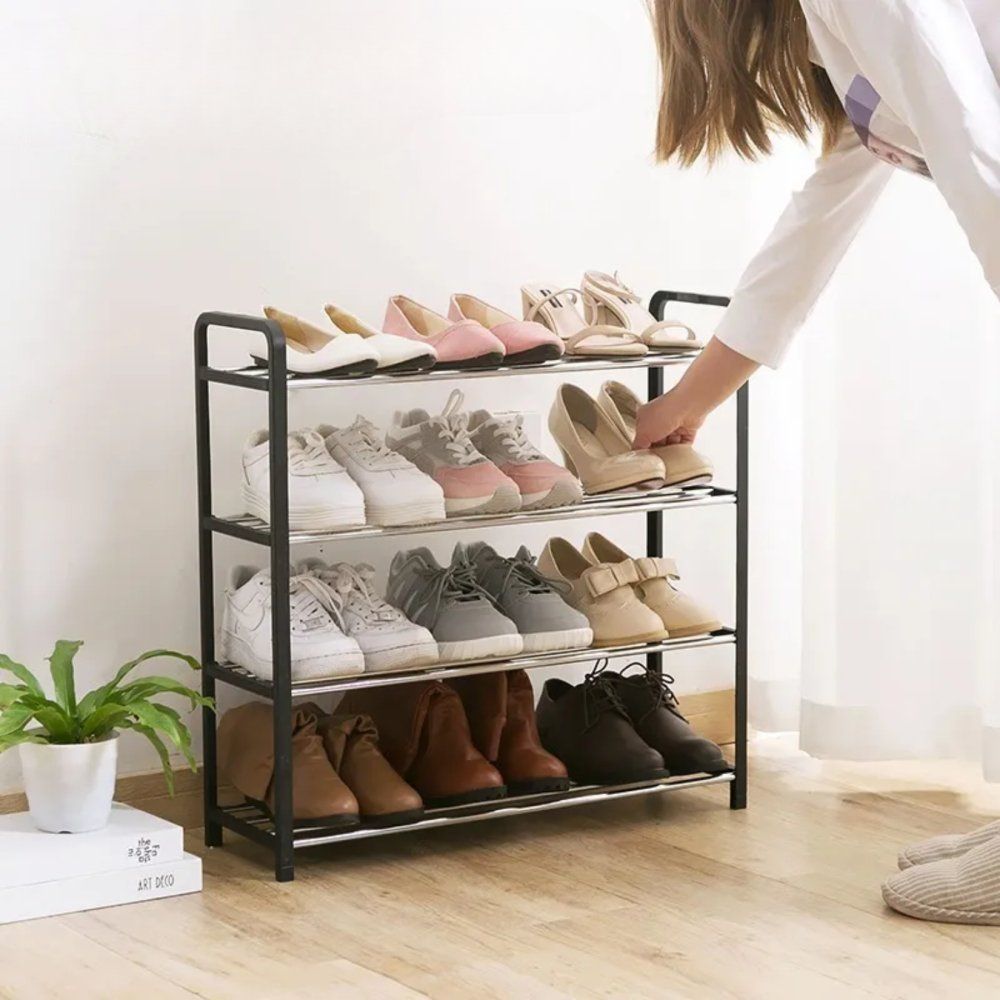 Sapateira Multiuso 4 andares Organizadora Desmontável de Sapatos Tênis Móvel