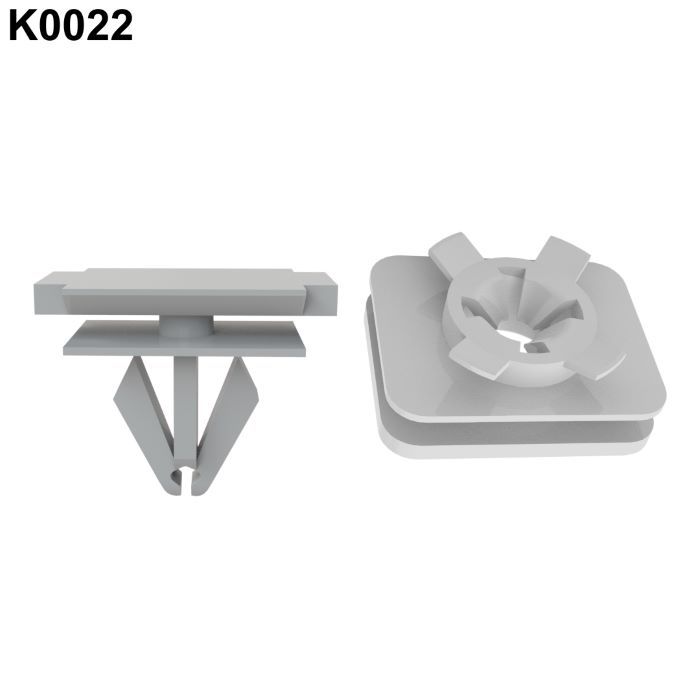 10 Grampo Moldura Paralama Traseiro • Onix Activ 2017 2018 2019 2020 Cod. 11588818 52060486