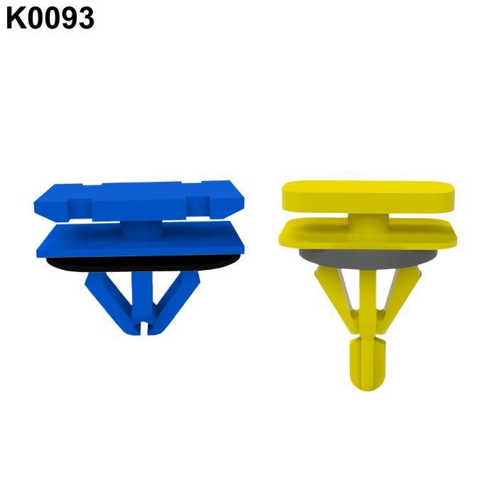 12 Grampo Moldura Porta Traseira • Tracker Nova 2020 2021 2022 2023 2024 2025 Cod. 15864780 53380335AP 19352782 11571175