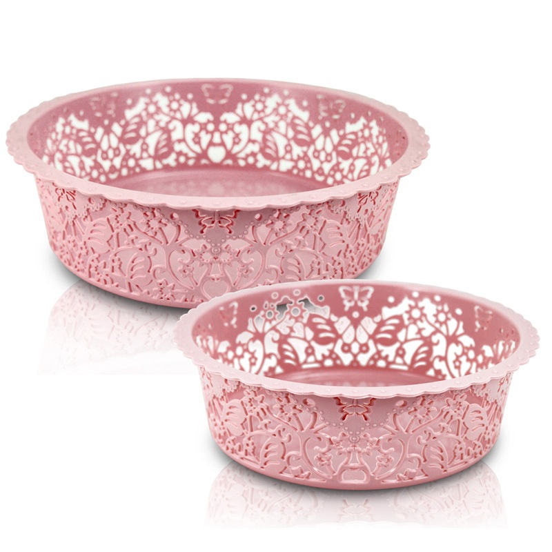 Conjunto Cesto Organizador Circular de 2 peças em Oferta na Shopee