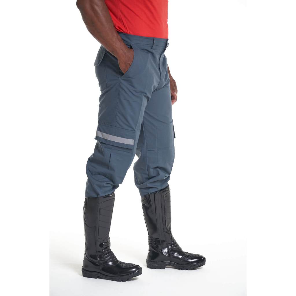 Calça Tática Com Refletivo Verde Petróleo - Rip Stop Premium em Oferta na Shopee