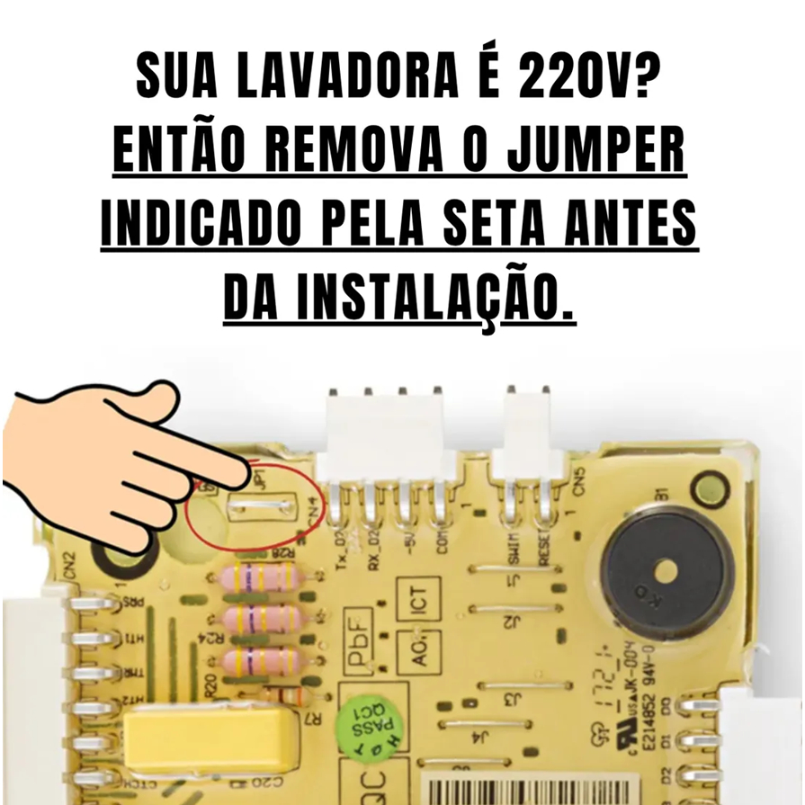 Placa De Potencia Lavadora Electrolux Lt12b Codigo A99035101 original — imagem 2 de 2