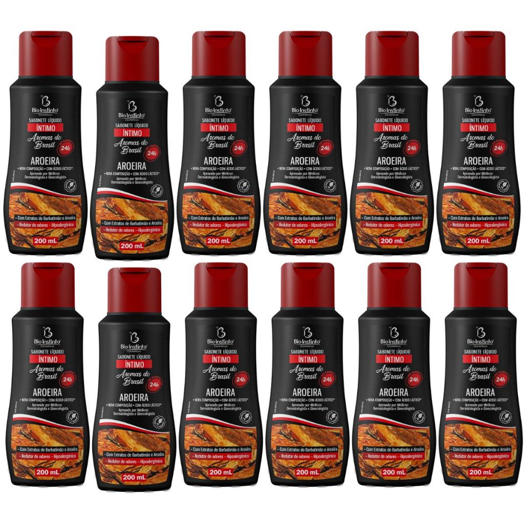 Sabonete Íntimo Aromas Do Brasil Aroeira 200ml Bio Instinto em Oferta na Shopee