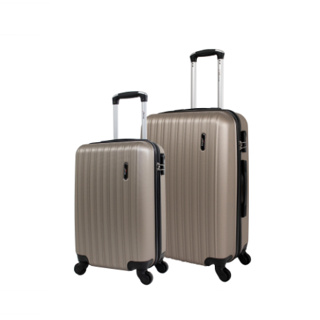 Kit de malas de viagem P/M Londres Swiss Move Champagne em Oferta na Shopee