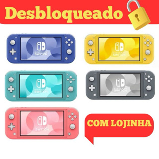 Nintendo Switch Lite Desbloqueado Dualboot Novo/ Envio Imediato em Oferta na Shopee