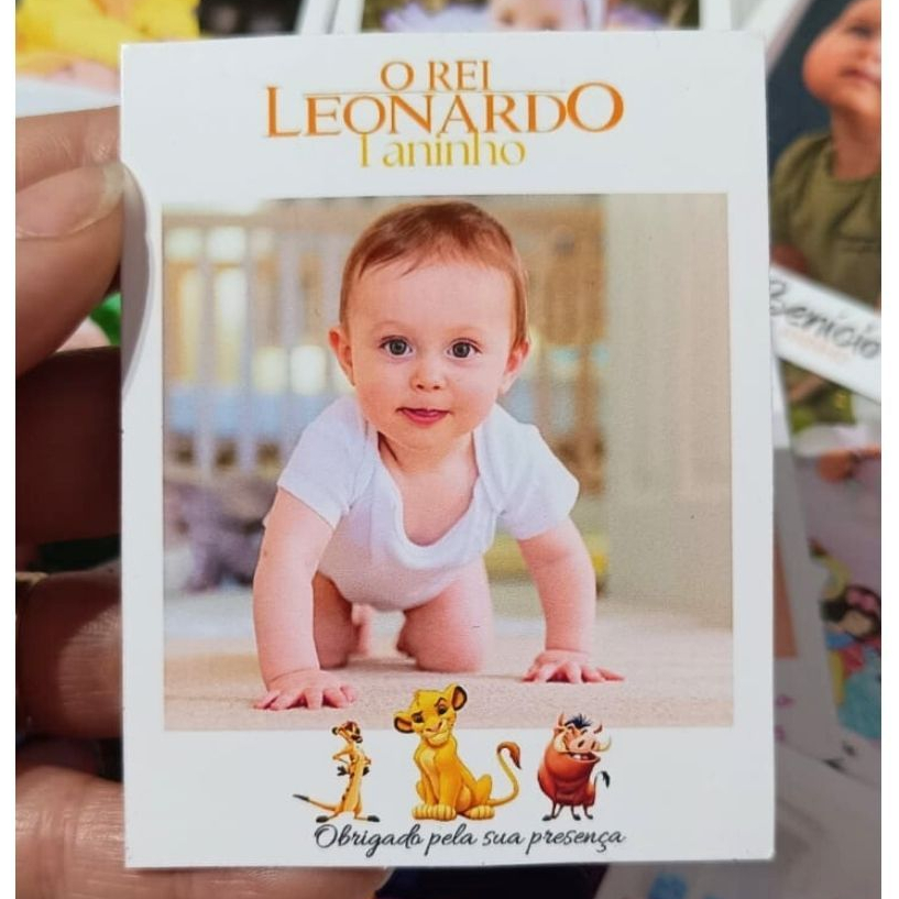 Foto Imã de  Geladeira - Lembrancinha- Batizado- Formatura-Personalizado-Tamanho 7x9cm
