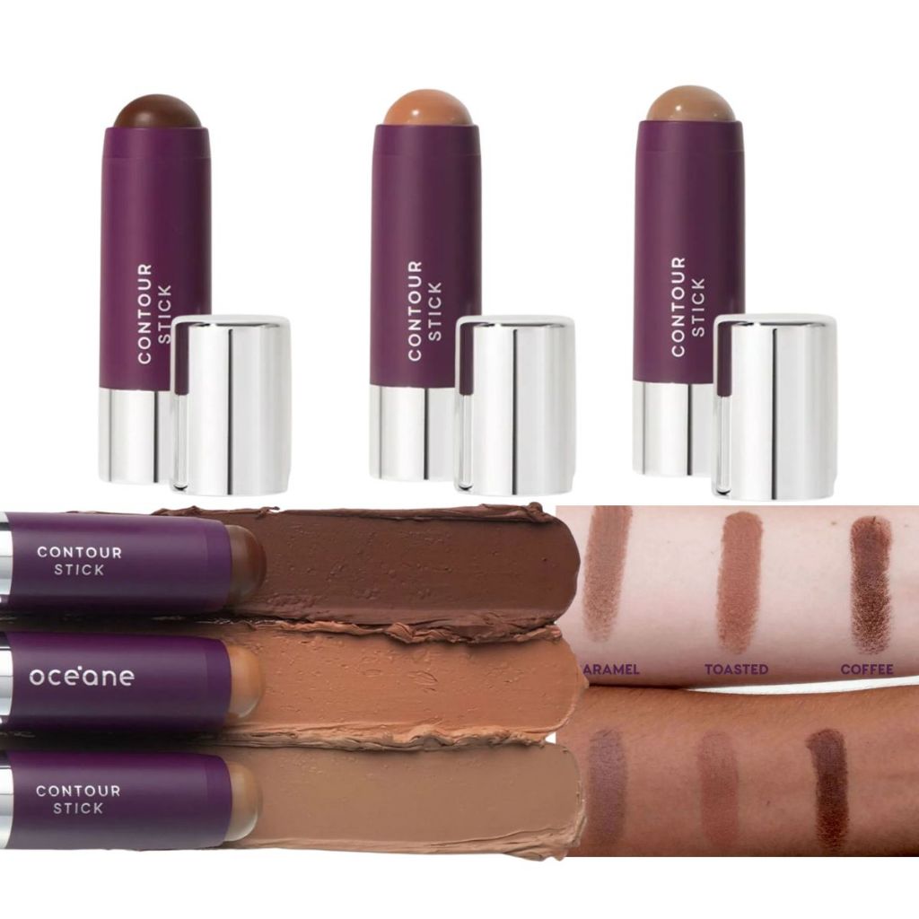 Contorno em Bastão Océane Contour Stick Purple Definição Fácil, Textura Cremosa e Acabamento Natural