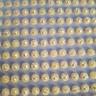 Meia Pérola Adesiva Amarelo/Dourado Furtacor  5mm - Cartela com 406 Unidades em Oferta na Shopee