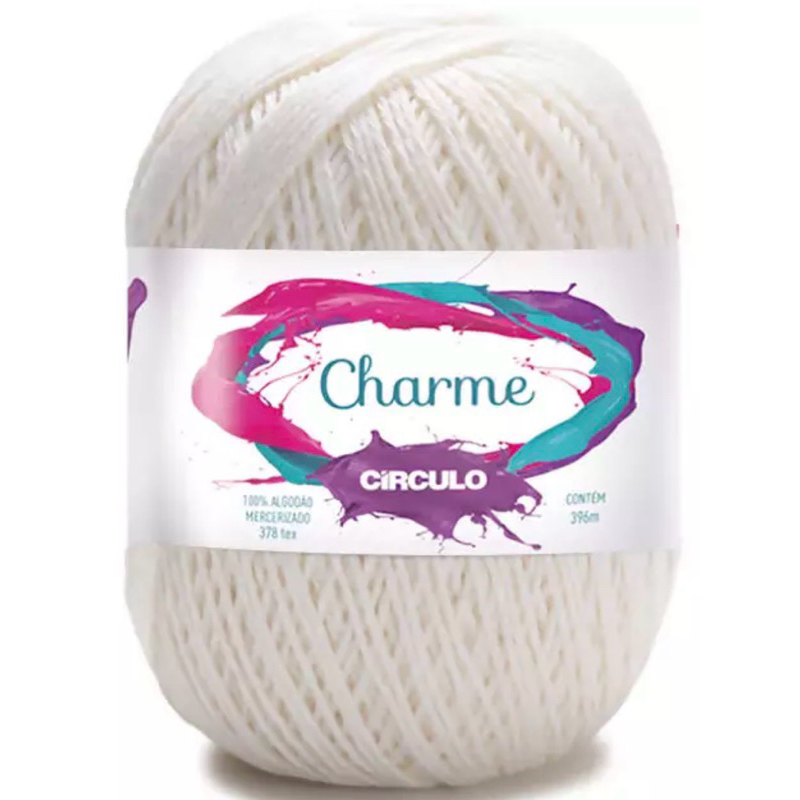 Linha Charme 150g 396m Círculo – Fios para Crochê e Tricô Variadas Cores