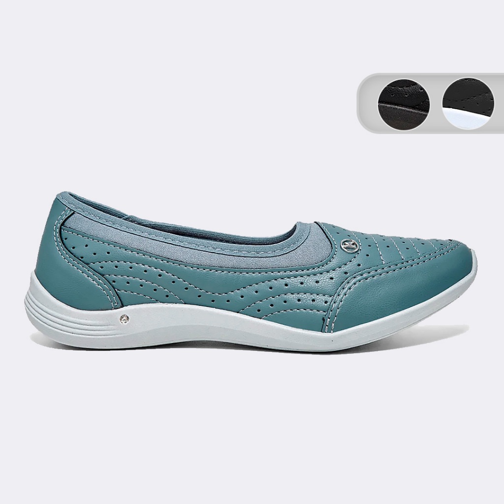 Tenis Sapatilha Kolosh Feminina Calce Facil Casual C3182 em Oferta na Shopee